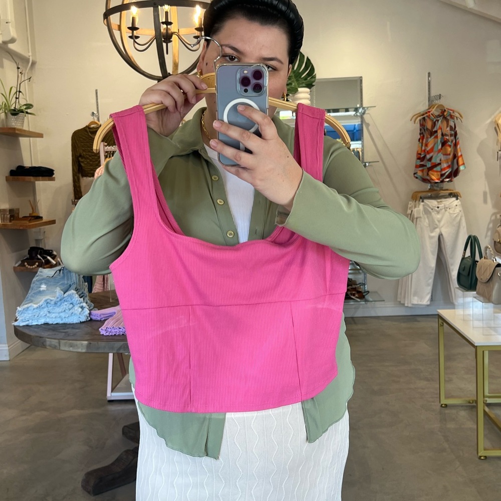 Urban outfitters bustier tank